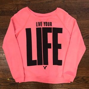 American Eagle Outfitters Tops - American Eagle Graphic Crewneck Sweatshirt American Eagle Outfitters Tops - American Eagle Graphic Crewneck Sweatshirt